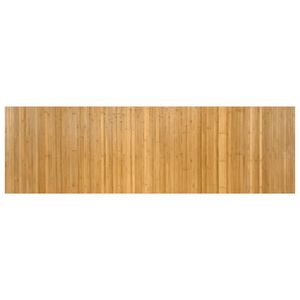 vidaXL gulvt&aelig;ppe 60x200 cm rektangul&aelig;r bambus naturfarvet