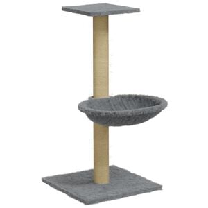 vidaXL kradsetr&aelig; med sisalkradsestolpe 74 cm lysegr&aring;