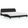 vidaXL sengeramme Dover 152x203 cm kunstl&aelig;der sort