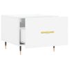 vidaXL sofabord 50x50x40 cm konstrueret træ hvid højglans