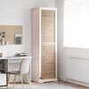 vidaXL Skabsdør Naturfarvet 140.5 x 2.1 x 49.5 cm Massivt fyrretræ