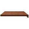 vidaXL Vindueskarm Brun Tr&aelig; 80 x 40 x 4,5 cm PVC