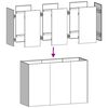 vidaXL plantekasse 120x40x80 cm galvaniseret st&aring;l