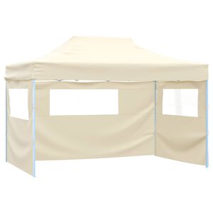 vidaXL Party Tent 280 x 410 x 315 cm Cremefarvet Oxford stof