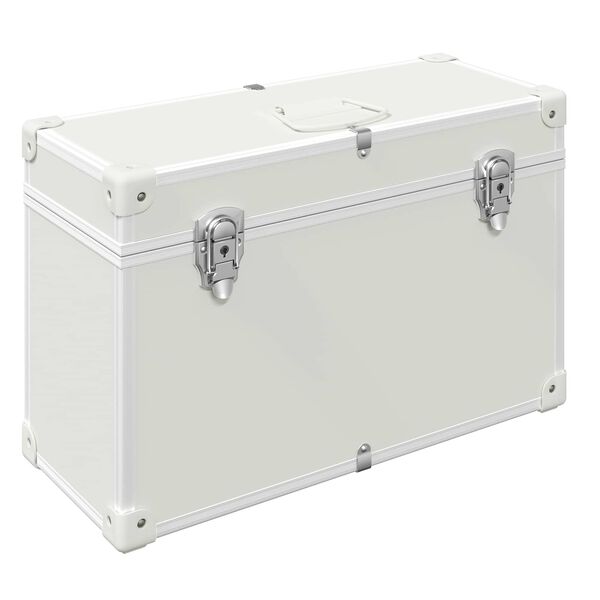 vidaXL Skab H&aring;ndtag Hvid 85 x 45 mm Metal