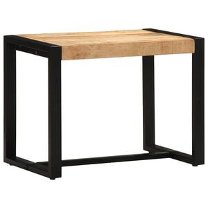 vidaXL b&aelig;nk 60x35x45 cm massivt ru mangotr&aelig;