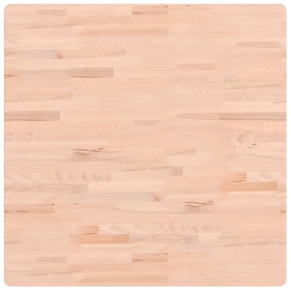 vidaXL bordplade 80x80x1,5 cm firkantet massivt b&oslash;getr&aelig;