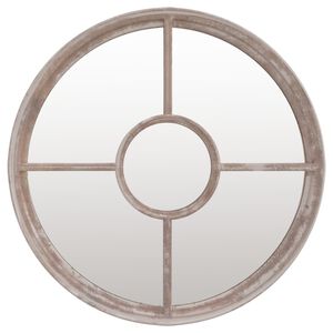vidaXL spejl 60x4 cm jern sandfarvet