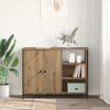 vidaXL Sideboard Artisan Egetr&aelig; 100 x 33 x 75 cm Konstrueret tr&aelig;