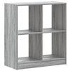 vidaXL skab 68,5x32x75 cm konstrueret tr&aelig; gr&aring; sonoma-eg