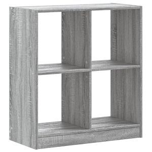 vidaXL skab 68,5x32x75 cm konstrueret tr&aelig; gr&aring; sonoma-eg