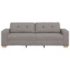 vidaXL Sofa Gr&aring;brun Samlede dimensioner: 221 x 80 x 80 cm (B x D x H)