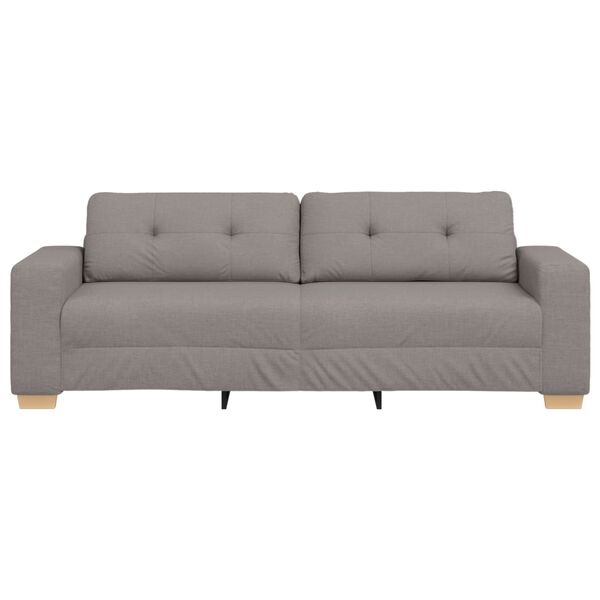 vidaXL Sofa Gr&aring;brun Samlede dimensioner: 221 x 80 x 80 cm (B x D x H)