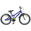 vidaXL B&oslash;rnecykel 24 tommer til 8-12 &aring;r Bl&aring; Sort