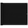 vidaXL altanafsk&aelig;rmning 75x300 cm HDPE sort