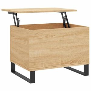vidaXL sofabord 60x44,5x45 cm konstrueret tr&aelig; sonoma-eg