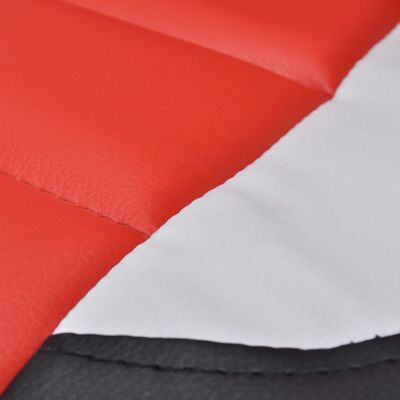 Rød Modern Kontorstol lavet af Kunstig Læder
