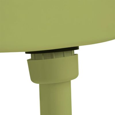 vidaXL toiletcisterne med vandindløb i bunden 3/6 l olivengrøn