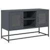 vidaXL tv-bord 100,5x39x60,5 cm st&aring;l antracitgr&aring;