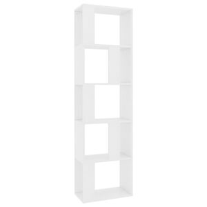 vidaXL bogreol/rumdeler 45x24x159 cm konstrueret tr&aelig; hvid
