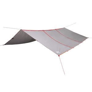 vidaXL tarp 420x440 cm vandt&aelig;t gr&aring; og orange