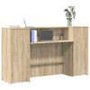 vidaXL receptionsskranke 180x50x103,5 cm konstrueret tr&aelig; sonoma-eg