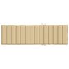 vidaXL hynde til liggestol 200x70x4 cm stof meleret beige