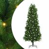 vidaXL Juletr&aelig; med 300 LED'er med stativ Gr&oslash;n 240 cm PE