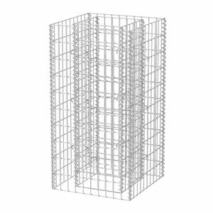 vidaXL gabion-h&oslash;jbed 50x50x100 cm st&aring;l