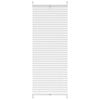 Plisserede blinde 50x150 cm hvid