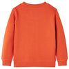 Sweatshirt til børn str. 92 orange