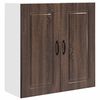 vidaXL Panel til opvaskemaskine Kalmar Brun eg 80 x 31 x 80 cm
