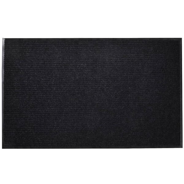 vidaXL dørmåtte sort 90 x 150 cm PVC