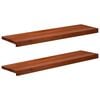 vidaXL Vindueskarme 2 stk. Brun 90 x 30 x 2 cm Solid b&oslash;g