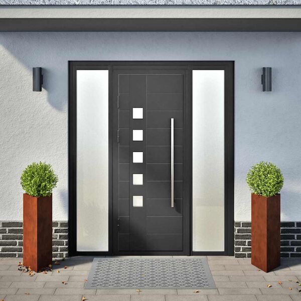 vidaXL plantekasser 2stk. 40x40x75 cm trekantet vejrbestandigt st&aring;l