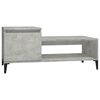vidaXL sofabord 100x50x45 cm konstrueret tr&aelig; betongr&aring;