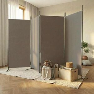vidaXL 4-panels rumdeler 346x180 cm stof antracitgr&aring;