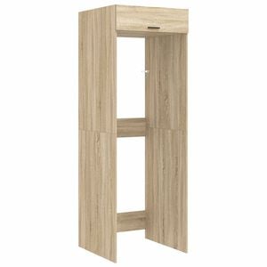 vidaXL Vaskemaskine Skab Sonoma 67,5 x 68 x 200 cm Konstrueret tr&aelig;