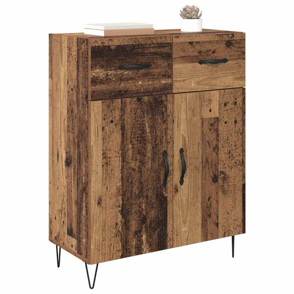 vidaXL Sideboard Gammelt tr&aelig; 69,5 x 34 x 90 cm Konstrueret tr&aelig;