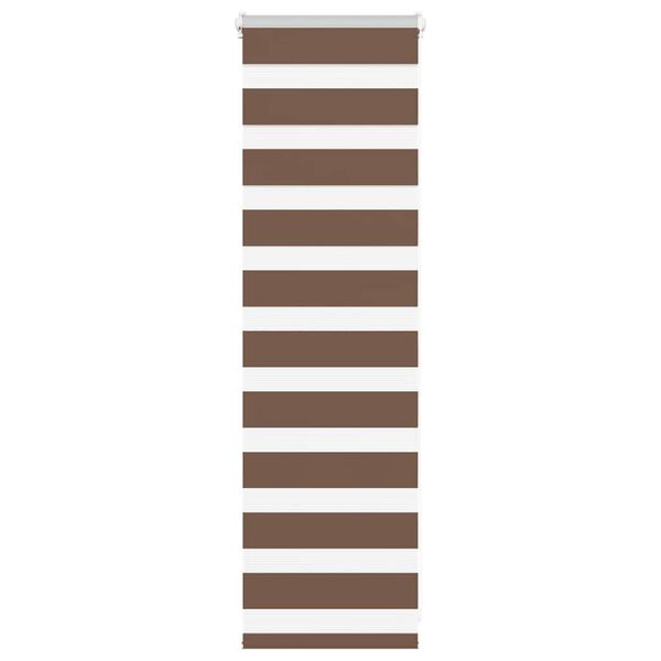 vidaXL zebragardin brun 50x100 cm stofbredde 45,9 cm polyester
