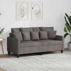 vidaXL 2-personers sofa 140 cm stof gr&aring;brun