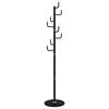vidaXL stumtjener 183 cm pulverlakeret jern sort