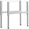 vidaXL stel til arbejdsb&aelig;nk 2 stk. 85x(69-95,5) cm metal gr&aring;