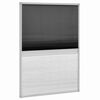 vidaXL plisseret insektnet til vinduer aluminium 80 x 120 cm med afskygning