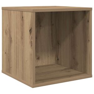 vidaXL Vinylalbum kasse Artisan-eg 37 x 36,5 x 38 cm Konstrueret tr&aelig;