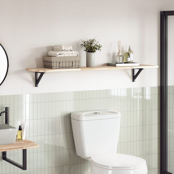 vidaXL bordplade 120x30x2 cm rektangul&aelig;r massivt akacietr&aelig;