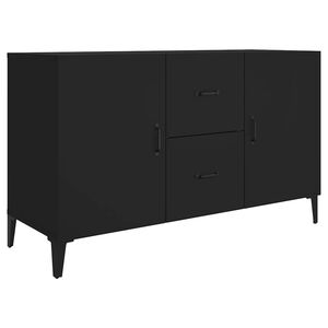 vidaXL sk&aelig;nk 100x36x60 cm konstrueret tr&aelig; sort