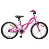vidaXL B&oslash;rnecykel 18 tommer til 5-7 &aring;r gammel M&oslash;rk pink