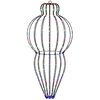 vidaXL Julefinial lys 320 LED'er Flerfarvet &Oslash; 40 x 75 cm