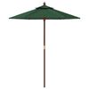 vidaXL haveparasol med tr&aelig;stang 196x231 cm gr&oslash;n